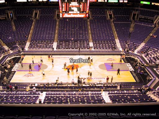 Seat view from section 203 at Talking Stick Resort Arena, home of the Phoenix Suns