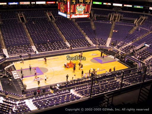 Seat view from section 205 at Talking Stick Resort Arena, home of the Phoenix Suns