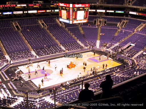 Seat view from section 206 at Talking Stick Resort Arena, home of the Phoenix Suns