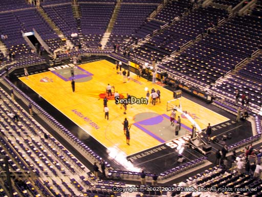Seat view from section 214 at Talking Stick Resort Arena, home of the Phoenix Suns