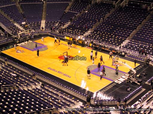 Seat view from section 215 at Talking Stick Resort Arena, home of the Phoenix Suns
