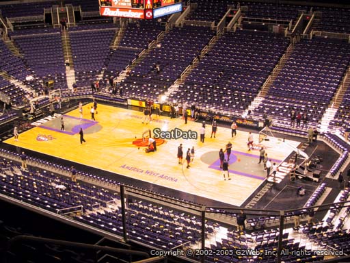 Seat view from section 216 at Talking Stick Resort Arena, home of the Phoenix Suns