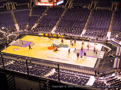 Seat view from section 217 at Talking Stick Resort Arena, home of the Phoenix Suns