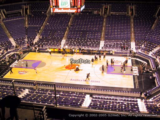 Seat view from section 218 at Talking Stick Resort Arena, home of the Phoenix Suns