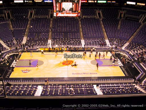 Seat view from section 219 at Talking Stick Resort Arena, home of the Phoenix Suns