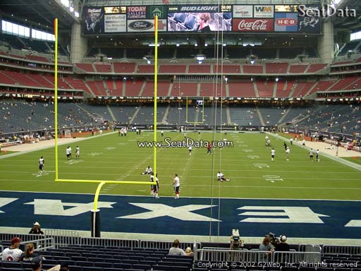 Seat view from section 116 at NRG Stadium, home of the Houston Texans