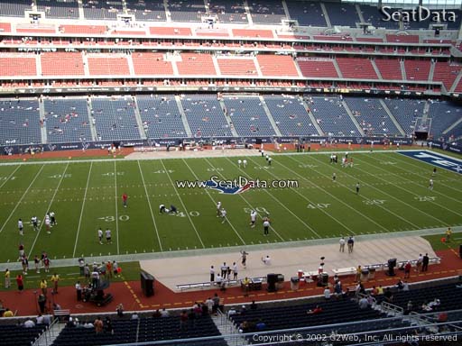 Seat view from section 311 at NRG Stadium, home of the Houston Texans