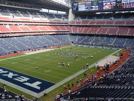 Seat view from section 317 at NRG Stadium, home of the Houston Texans