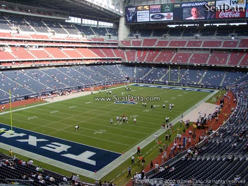 Seat view from section 318 at NRG Stadium, home of the Houston Texans