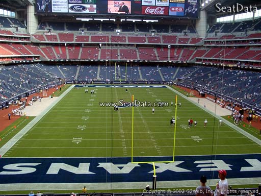 Seat view from section 324 at NRG Stadium, home of the Houston Texans