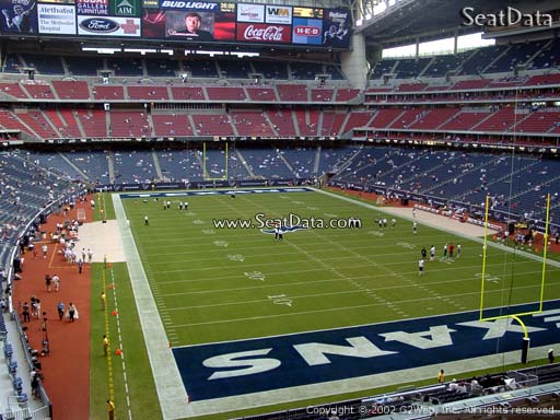 Seat view from section 326 at NRG Stadium, home of the Houston Texans