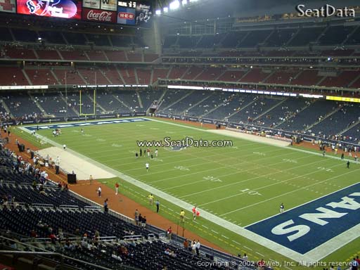 Seat view from section 331 at NRG Stadium, home of the Houston Texans