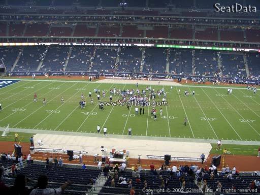 Seat view from section 337 at NRG Stadium, home of the Houston Texans