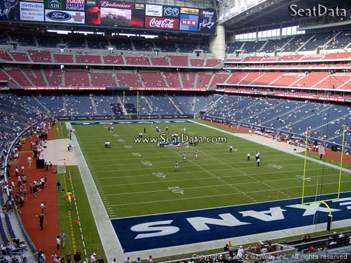 Seat view from section 354 at NRG Stadium, home of the Houston Texans