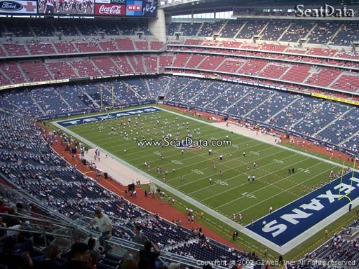 Seat view from section 502 at NRG Stadium, home of the Houston Texans