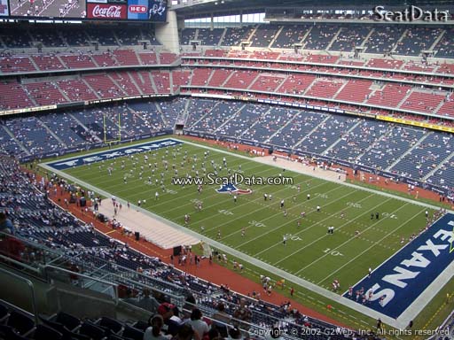 Seat view from section 503 at NRG Stadium, home of the Houston Texans