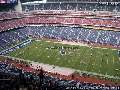 Seat view from section 506 at NRG Stadium, home of the Houston Texans