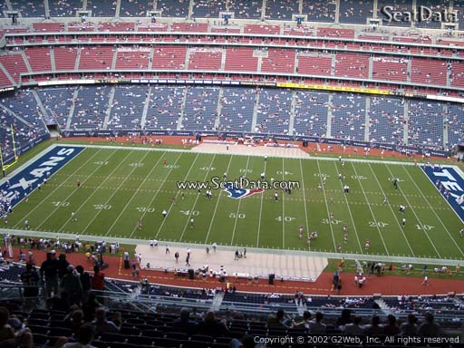 Seat view from section 508 at NRG Stadium, home of the Houston Texans