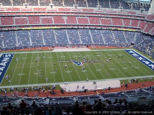 Seat view from section 510 at NRG Stadium, home of the Houston Texans