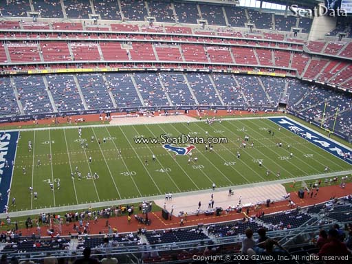 Seat view from section 511 at NRG Stadium, home of the Houston Texans