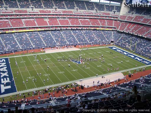 Seat view from section 512 at NRG Stadium, home of the Houston Texans