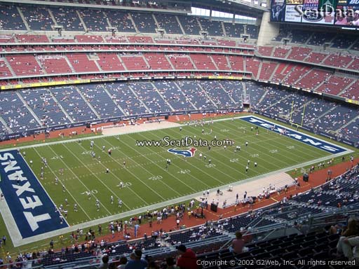Seat view from section 513 at NRG Stadium, home of the Houston Texans