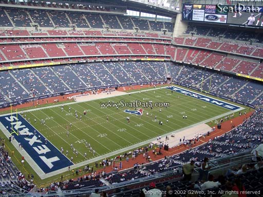 Seat view from section 514 at NRG Stadium, home of the Houston Texans