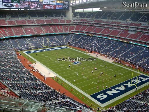 Seat view from section 627 at NRG Stadium, home of the Houston Texans