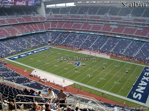 Seat view from section 630 at NRG Stadium, home of the Houston Texans