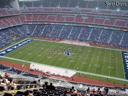 Seat view from section 632 at NRG Stadium, home of the Houston Texans