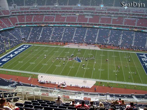 Seat view from section 533 at NRG Stadium, home of the Houston Texans