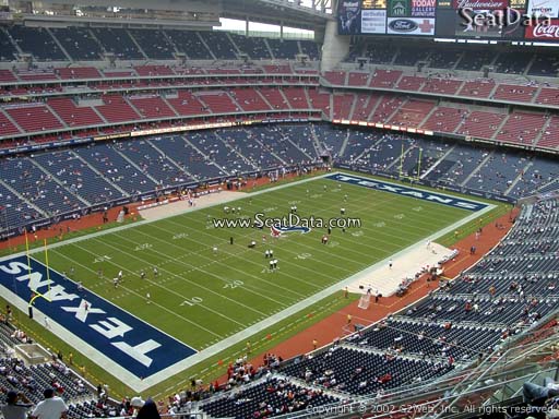 Seat view from section 641 at NRG Stadium, home of the Houston Texans