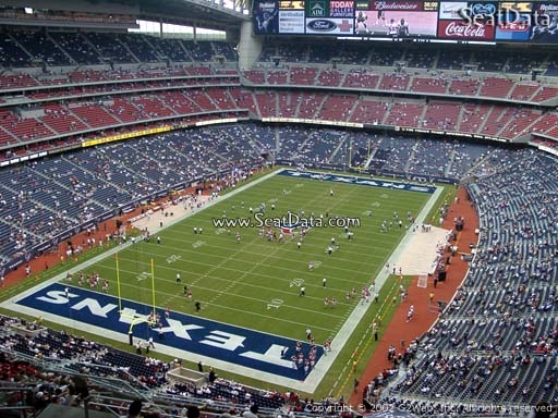 Seat view from section 644 at NRG Stadium, home of the Houston Texans