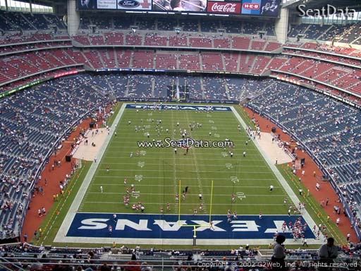 Seat view from section 648 at NRG Stadium, home of the Houston Texans
