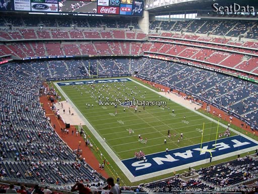 Seat view from section 652 at NRG Stadium, home of the Houston Texans