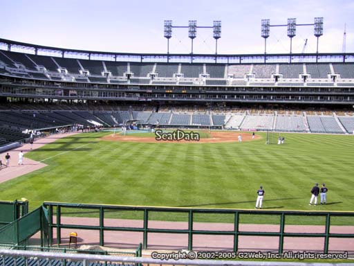 Seat view from section 105 at Comerica Park, home of the Detroit Tigers