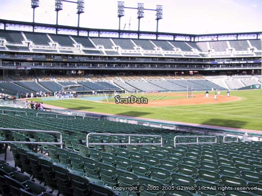 Seat view from section 116 at Comerica Park, home of the Detroit Tigers