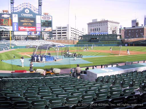 Seat view from section 125 at Comerica Park, home of the Detroit Tigers