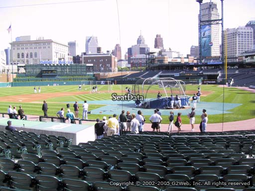 Seat view from section 130 at Comerica Park, home of the Detroit Tigers