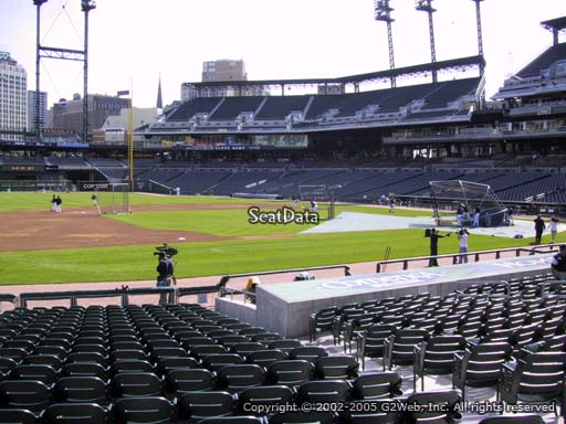 Seat view from section 136 at Comerica Park, home of the Detroit Tigers