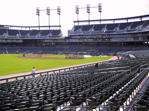 Seat view from section 141 at Comerica Park, home of the Detroit Tigers