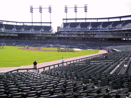 Seat view from section 142 at Comerica Park, home of the Detroit Tigers