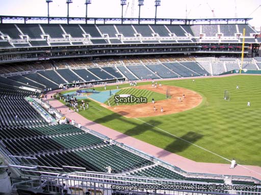 Seat view from section 213 at Comerica Park, home of the Detroit Tigers