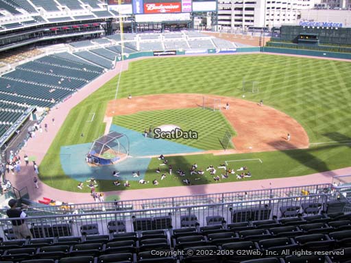Seat view from section 323 at Comerica Park, home of the Detroit Tigers