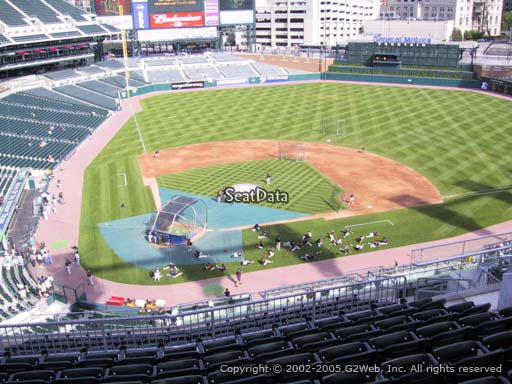 Seat view from section 324 at Comerica Park, home of the Detroit Tigers
