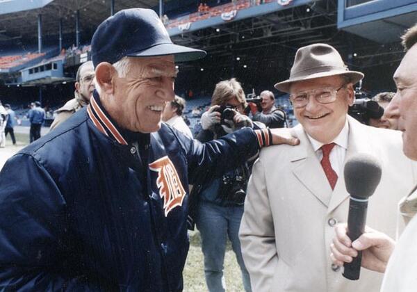 Photo of Sparky Anderson, former Manager of the Detroit Tigers.