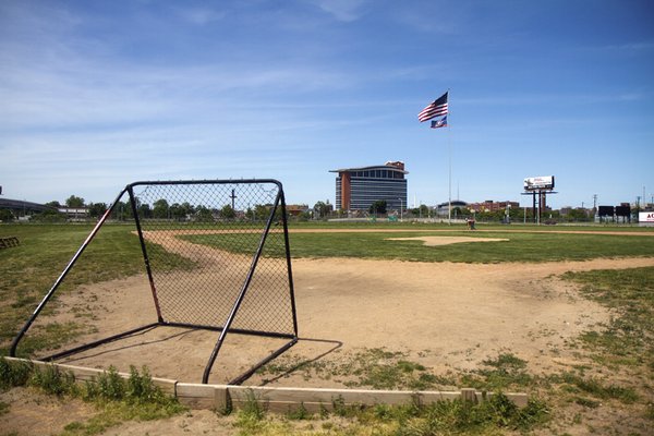 Photo of he Tiger Stadium grounds today.