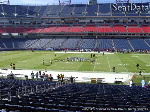 Seat view from section 111 at Nissan Stadium, home of the Tennessee Titans