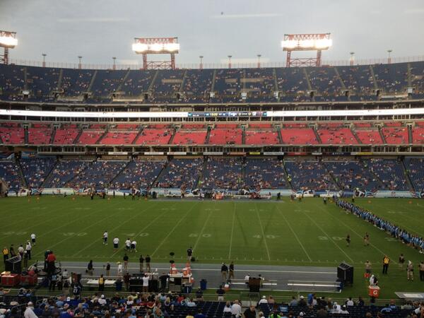 Seat view from section 235 at Nissan Stadium, home of the Tennessee Titans