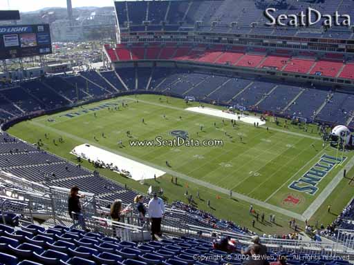 Seat view from section 306 at Nissan Stadium, home of the Tennessee Titans